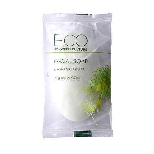 Eco By Green Culture SPEGCFL Facial Soap Bar, Clean Scent, 0.71 oz Pack, 100/Carton
