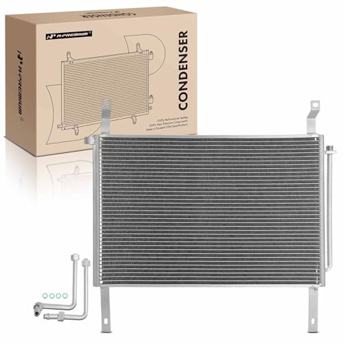 A-Premium Air Conditioning A/C Condenser Compatible with Ford F - Detailed View