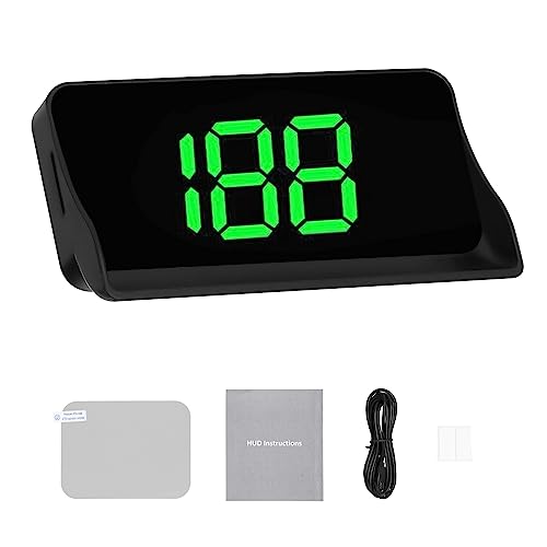 Shkalacar Speedmeter HUD GPS Digital Speed Meter Universal Car HUD Head Up Display with Reflective Film for Car Truck SUV RV, Headup Display Windshield Projection Heads Up Display