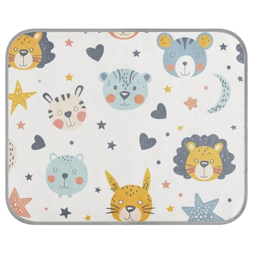 siphylline Cute Animal Summer pet Cooling pad Self Cooling beds for Cats for Doggie Cozy Sleeping Soft Manta refrescante para perro S