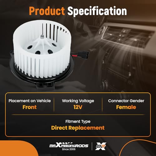Image of maXpeedingrods HVAC Blower Motor with Fan Cage 700059 Fit for Toyota Tacoma 1995-2004 Echo 2000-2005, AC Heater Blower Motor Replaces # 8710352060 8710304030 PM3785 TO3126104