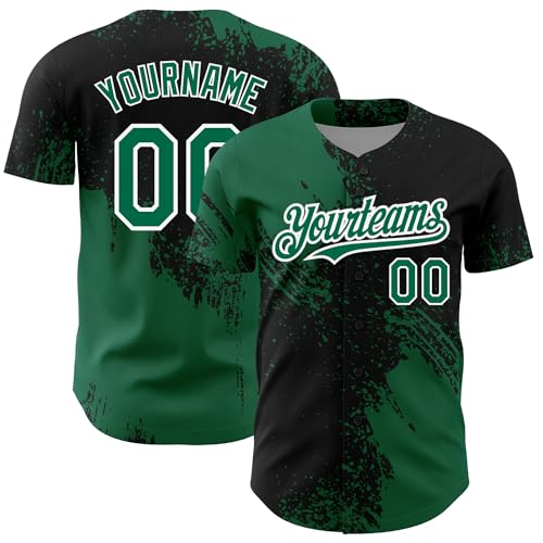 Custom Baseball Jerseys Team Uniform Personalized Brush-Style Baseball Shirts Button Up Stitched Men Women Youth Boys