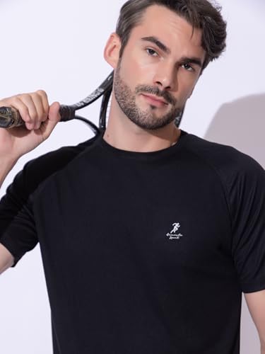 Image of Men's DRI FIT Sports Tshirt /SWEATPROOF /Anti Microbial /Extra Stretch /for Pickleball, Gym, Training, Badminton, Cricket, Tennis, Yoga, Golf (All Sports) All Colours & Sizes, Full & Half Sleeves