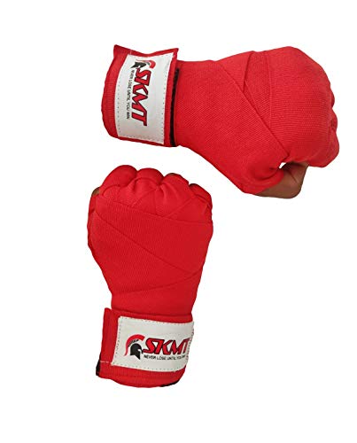 Image of LEPRO Hand Wraps, Hand Wraps for Boxing, Boxing Hand Wrap /Punching Hand Wraps Length 180 inch(RED)