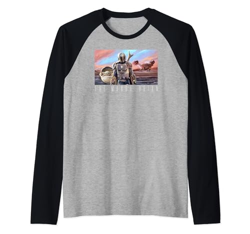 T-shirt Star Wars Mandalorian fini les hauts de fans inconfortables optez pour le raglan