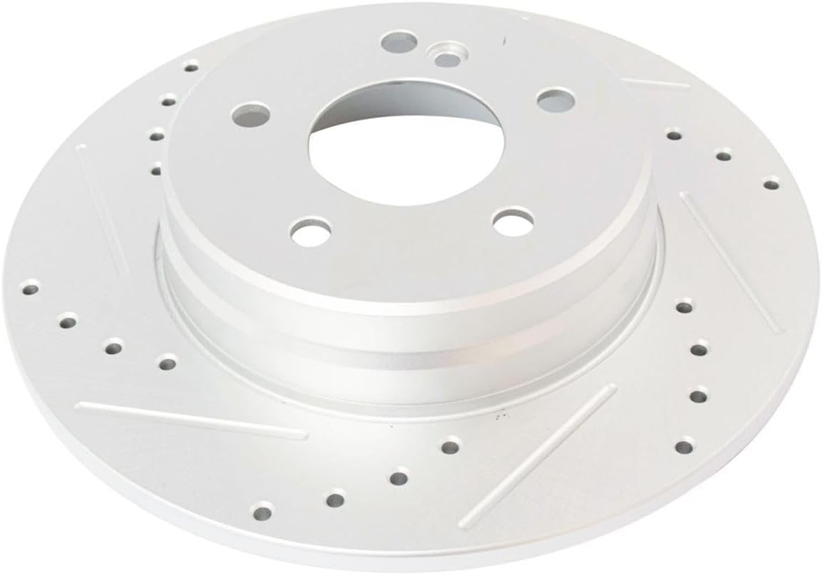 Brake Pad & Performance Rotor Rear Semi-Metallic Kit w/Fluids for Benz BKA21486 13107128, Fast delivery