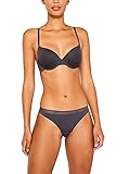 Leicht wattierter Bügel-BH aus hochwertiger Microfaser, Spacer Bra, elegant-sportiver Look durch graphisches Tape, Cup ohne Naht gearbeitet