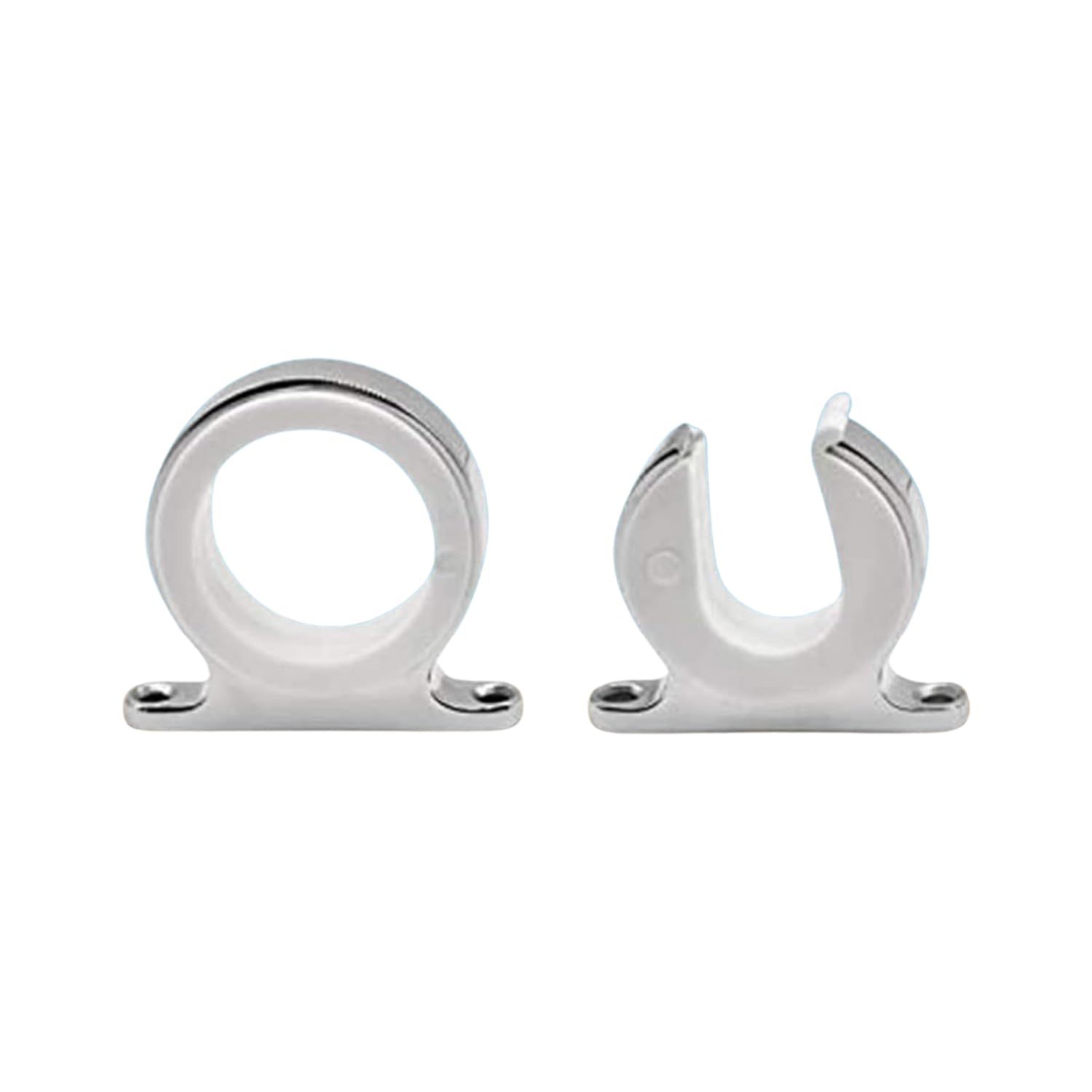 MARINE CITY Fishing Rod Storage Hanger Rack Holder, Aluminum, Strong & Durable Ideal for Boats, Vans, Cars, Marines, Hardware Accessories (Silver)