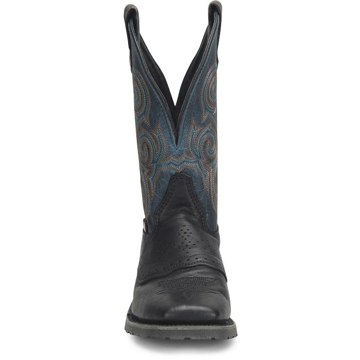 DOUBLE-H Men's Nolen 11" Wide Square Toe Roper4