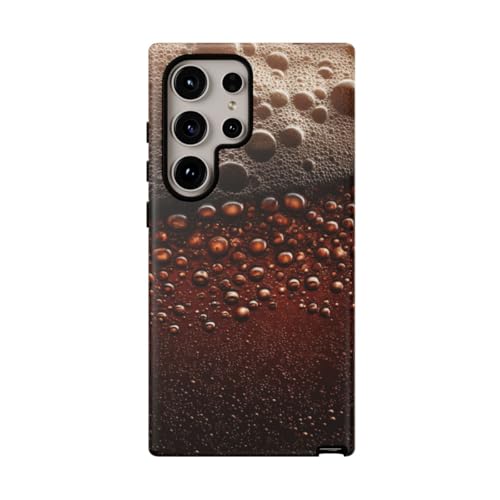 Coque Samsung S24 Ultra marron protection rigide mate motif