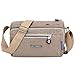 Generic Wasserdichte edle Schulter Damen-Polyamon-Handtasche Daily Messenger-Taschen Umhängetaschen Herren Schwarz Wasserdicht Für Reisen
