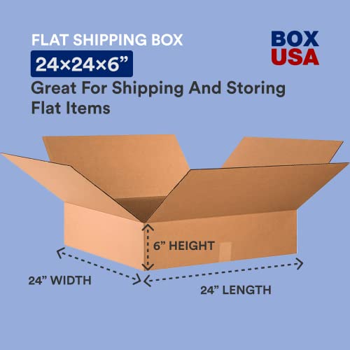 Box Usa Medium Shipping Boxes 13"L X 10"W X 4"H, 50-Pack | Foldable Corrugated Cardboard Crush-Proof Box For Shipping, Packing, Moving And Storage 13X10X4 13104 #TOP1