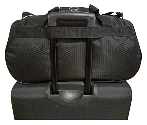 Harley-Davidson Rust Orange #1 Logo Sports Duffel Bag w/Shoulder Strap - Black3