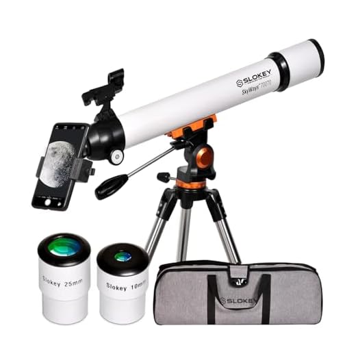 Telescopio Astronómico Profesional para niños y Principiantes - Portátil 28x-210x, Fácil de Montar y Usar - Adecuado para Observar la Luna, Planetas y Galaxias Cercanas - Manual en Español