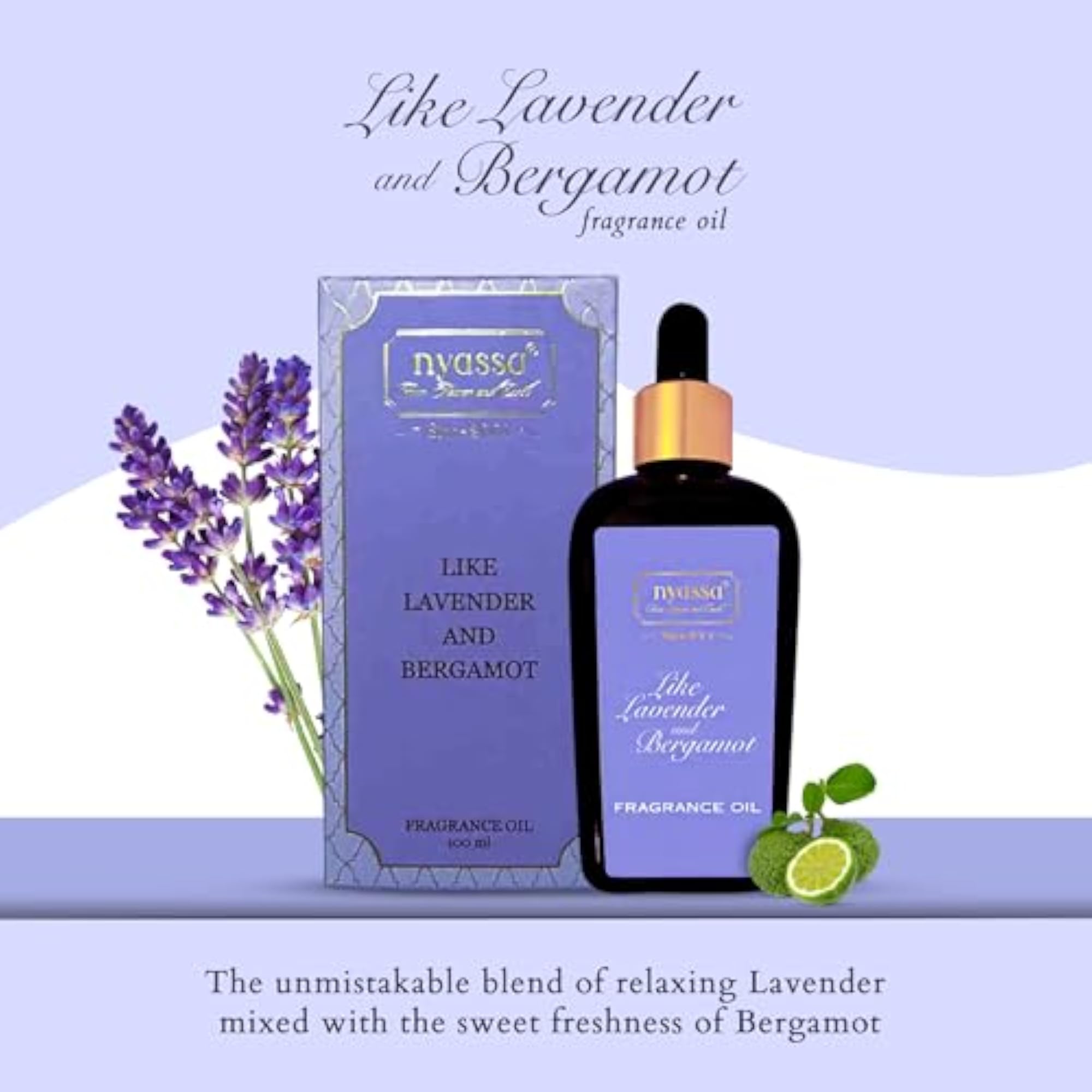 Lavender and Bergamot Fragrance Oils for Diffusers