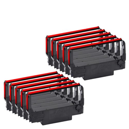 Cinta ERC38 compatible para impresora de tickets TM220 y TM270 de matriz de puntos 10 unidades
