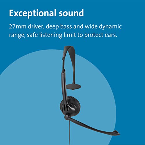 Kensington Usb Mono Headset With Mic And Volume Control, Single Ear (Monaural) Headset With Boom Mic (K80100Ww) #TOP1