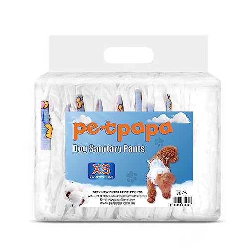 10pcs Female Pet Dog Puppy Nappy Diapers Disposable Sanitary Pants Underpants (XS)