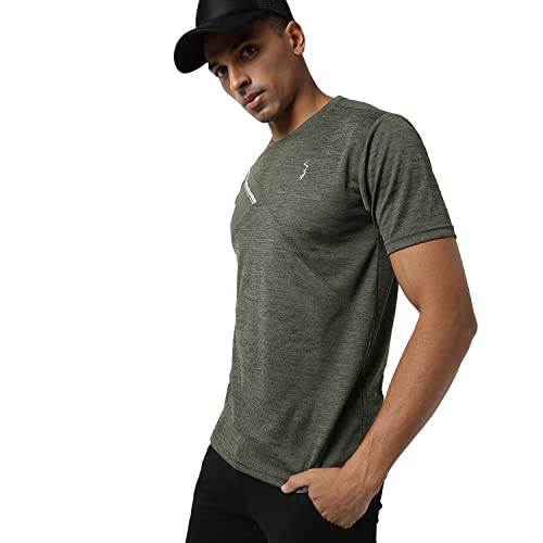 Image of Campus Sutra Men Polyester Regular Fit T-Shirt