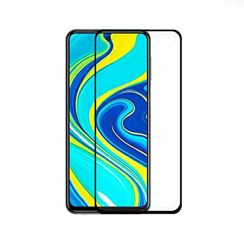 Cool Tempered Glass Screen Protector for Xiaomi Redmi Note 9S / Note 9 Pro (Full 3D Black), transparent