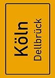 köln dellbrück  Köln Dellbrück: Deine Stadt, deine Region, deine Heimat!  Notizbuch DIN A4 liniert 120 Seiten Geschenk