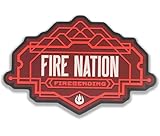 Avatar The Last Airbender Fire Nation Metal Wall Decor - Bold Fire Nation Sign for Bedroom or Movie Room