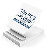 Thermal A4 Printer Paper 100 Sheets Continuous Folded for D810/ A285M/ MT610pro Thermal Printer, 210x297mm (8.27 x 11.69 Inches) Suitable with Inkless Portable Printers for Home Use Wireless