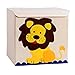Hey~Yo Boîte de Rangement de Cube avec des Couvercles-Enfants en Bas âge Toile Pliable Jouet Boîte de Rangement de Dessin Animé Conteneur pour Organisateur de Vêtements,Chaussures, Jouets (Le Lion)