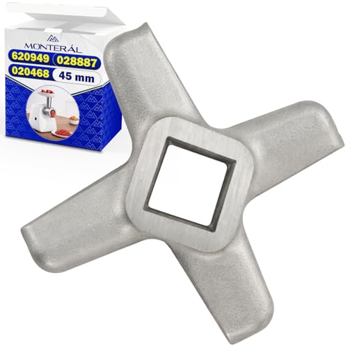Couteau Hachoir Viande 45 mm avec Code D'origine 00620949 620949 00020468 020468 pour Bosch MUM5 MUM4 MFW15 MUZ4FW MUZ5 pour Siemens MF155 MK44 - Garantie de...