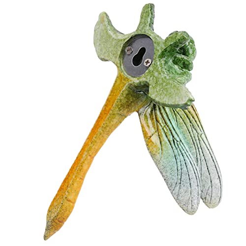 Libélula de resina verde AB Tools, pareja de esculturas de alta calidad 4