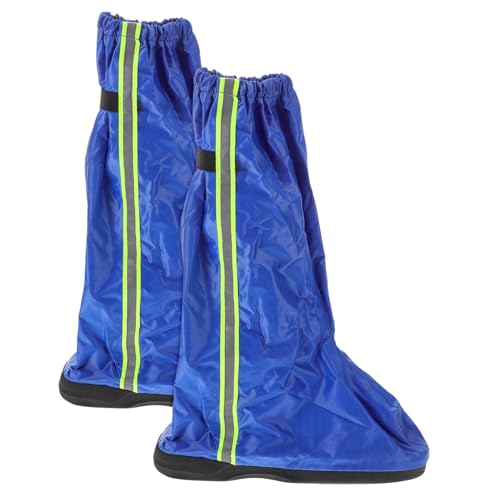 Parliky Rainproof Shoe Covers Oxford Fabric Non-Slip Waterproof Boot Covers for Men