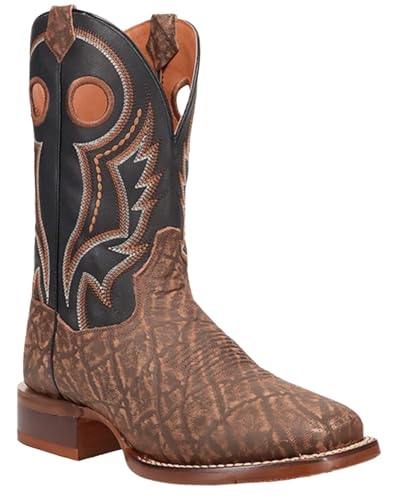 Dan Post Men's Elephant Print Western Boot Broad Square Toe - Dp5183