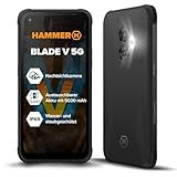 Resistente Smartphone blindado Hammer Blade V 5G Impermeable Gran batería 5000mah eSim IP69 cámara 50mpx Pantalla nítida 6.59 HD+ Volte y VoWiFi 256GB Unidad