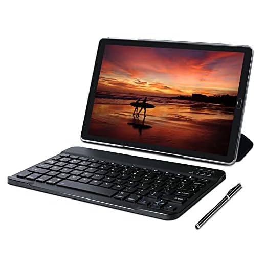 GOODTEL Tablet 10 Pulgadas Full HD Android 9.0 con Ranuras para Tarjetas SIM Dobles Procesador de Cuatro Núcleos, 3G + 32GB, Doble Cámara, WI-FI, GPS