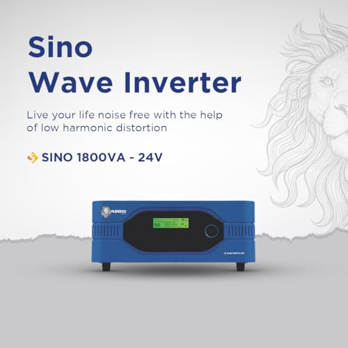 Image of Addo Sino 1800VA /24V Pure Sine Wave Home UPS wiih Utility Power Factor Watt=VA | Inverter for Home, Office & Shops | 36 Months Warranty | 10 Years Warranty on Transformer