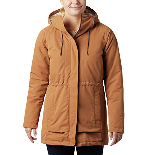 Columbia Women's South Canyon Sherpa Lined Jacket, Water Resistant, Lightweight, X-Small, Camel Brown
