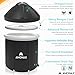 Amonax Ice Bath Tub, 377L Outdoor Recovery Pod with Floating Pool Thermometer, Cover and Lid, Cold Water Therapy Tub, Inflatable Soaking Baths with All Accessories, Portable Ice Plunge Pool