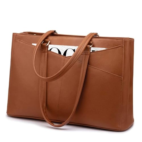 Bolso de trabajo de piel para mujer, ideal para la oficina, la escuela y tus compras diarias