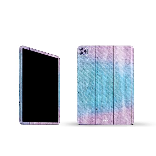 Image of MightySkins Carbon Fiber Skin Compatible with Apple iPad Pro 11 inch M2 4th Gen (2022) Full Wrap Kit - Wood Pastel | Protective, Durable Textured Carbon Fiber Finish | Easy to Apply | Made in The USA