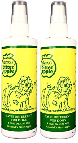 Grannicks Bitter Apple Taste Deterrent for Dogs, 8 fl. oz (236ml) (.2-Pack (8 Ounce))