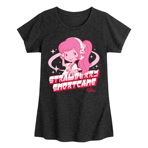 HYBRID APPAREL Strawberry Shortcake - Y2K - Toddler and Youth Girls Fitted Short Sleeve Graphic T-Shirt
