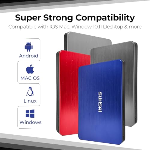 Disque dur externe 500 Go bleu ultra léger 230 grammes mécanique USB 3.0