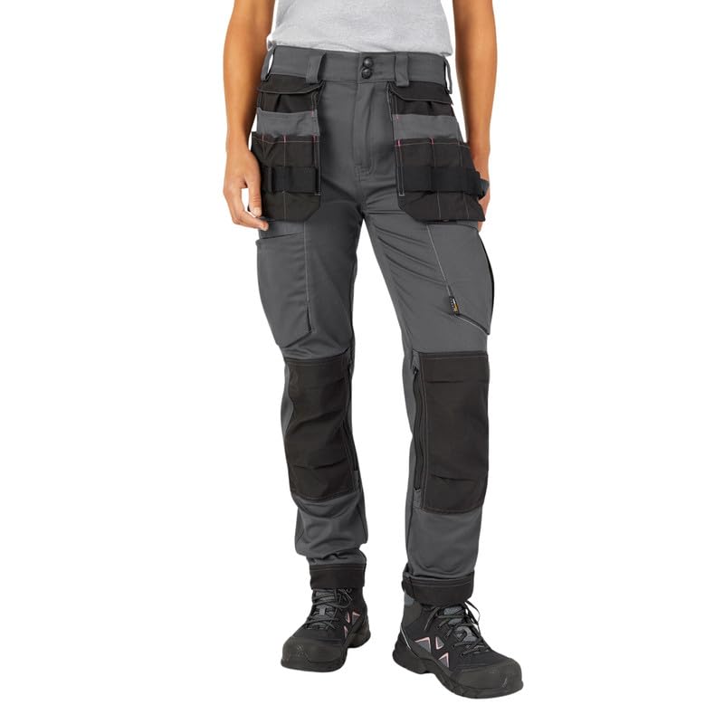 Dickies Arbeitshose für Damen, Grau (Graphite Gray), 44