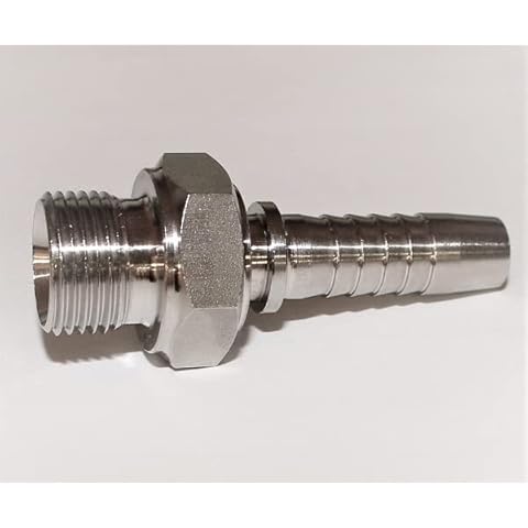 Hydraulic Hose Fitting AGR Straight DN6 1/4 BSP Inch Fitting Cover