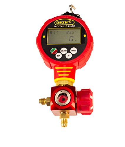 Digital Manifold Gauge With 2 Hoses For Servicing Refrigeration Systems #TOP3