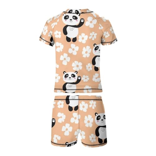 Cute PandaChildren's Swimsuits Boys Two Piece Suit9-11Y（140cm）3