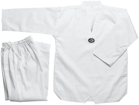 Student TAE Kwon DO Uniform - v-Neck White - 1