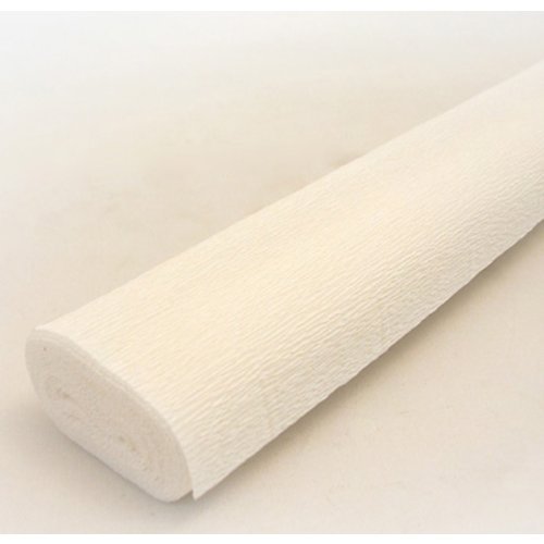 FloristryWarehouse Rouleau de papier crépon Lite 140g (50 x 250 cm) blanc (teinte 900)