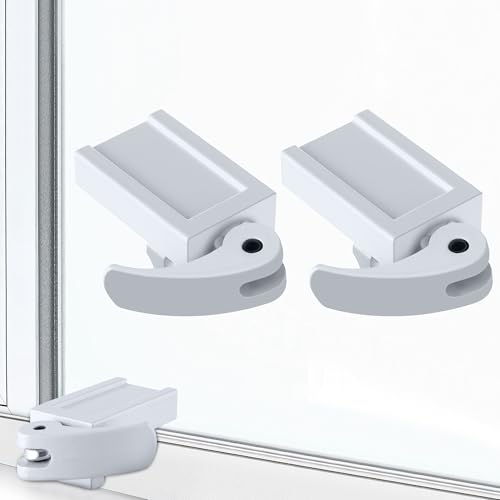 2 Pack Sliding Window Locks, Diecast, 1-1/2 Inch Long Version