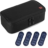 インスリンケース インスリンポーチ 保冷ポーチ - 旅行用 携帯便利 エピペン 目薬ケース対応 4個保冷剤付き 多層断熱構造 耐久性600Dオックスフォード素材 コンパクトサイズ - 24.5x14x8cm - ブラック [並行輸入品]